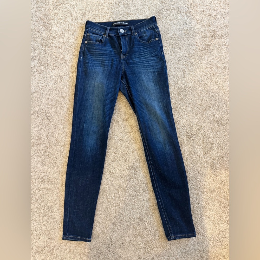 Express Legging High Rise Women's Blue Jeans